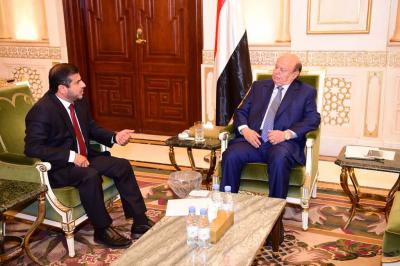 وزير النفط يطلع الرئيس هادي على نتائج المباحثات مع شركة أرامكو السعودية