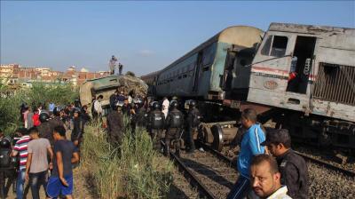 وفاة مسؤول مصري عقب تفقده موقع حادث تصادم قطاري الإسكندرية