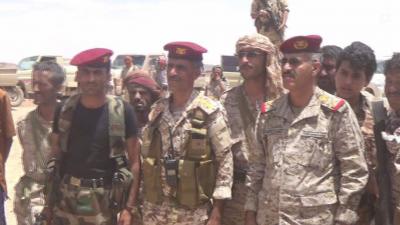 رئيس الاركان اللواء " العقيلي " يزور المنطقة العسكرية السادسة بالجوف