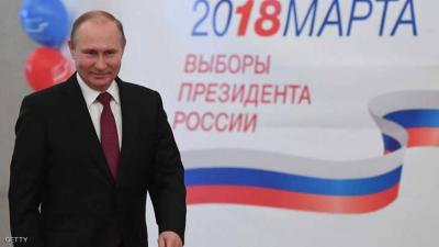 النتائج الأولية تؤكد فوز بوتن بولايه رئاسية رابعة