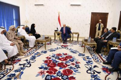 الرئيس هادي يستقبل وزيرة الدولة لشؤون التعاون الدولي بدولة الامارات