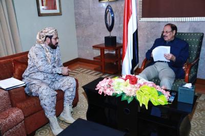 محافظ صعدة يقدم إيضاحات لنائب الرئيس حول المستجدات العسكرية في المحافظة