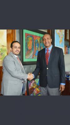 السفير عبد السلام العواضي يبحث مع نائب وزير خارجية كينيا تعزيز العلاقات بين البلدين