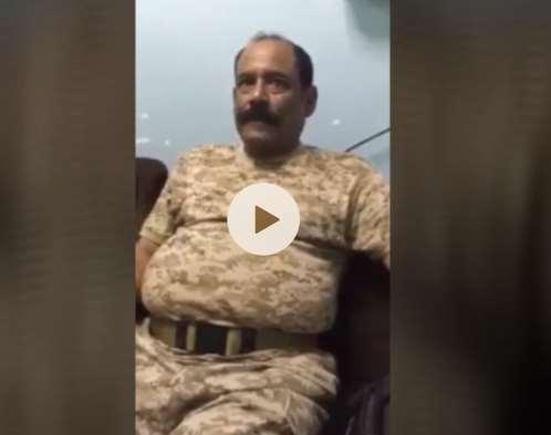شاهد بالفيديو.. لحظة انفجار الطائرة الحوثية في العند..وتعليق اللواء جواس عن الحادثة
