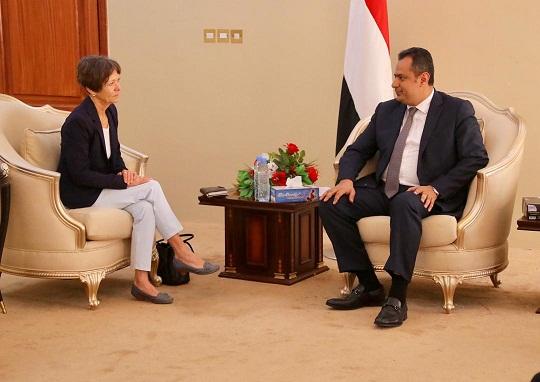 رئيس الوزراء يستقبل سفير المانيا لدى اليمن