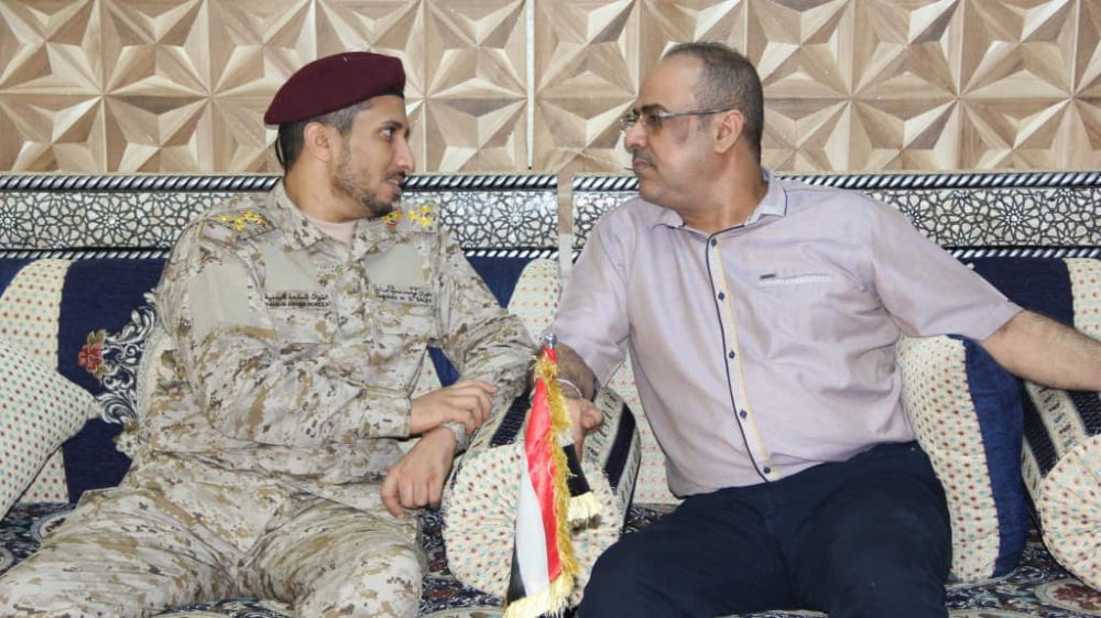 العميد مهران القباطي يصل عتق إستعداداً للعودة مع قواته إلى عدن 