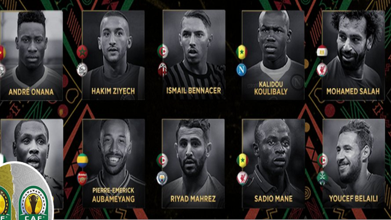 5 لاعبين عرب بين المرشحين الـ 10 لجائزة الأفضل في قارة افريقيا 