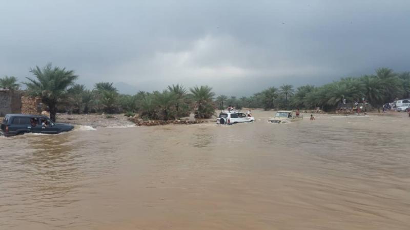 تواصل هطول الأمطار على سقطرى لليوم الرابع على التوالي ( صور)
