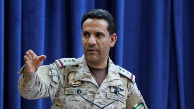 ناطق التحالف يكشف تفاصيل إعتراض قاربين محملين بالمتفجرات أطلقهما الحوثيين