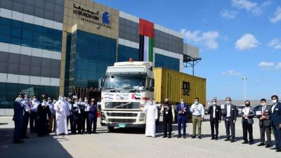 عبر ميناء جبل علي .. الإمارات تستقبل أول حاوية بضائع من إسرائيل