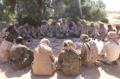 رئيس هيئة الأركان " بن عزيز" يتفقد قوات الجيش في المنطقة العسكرية السابعة