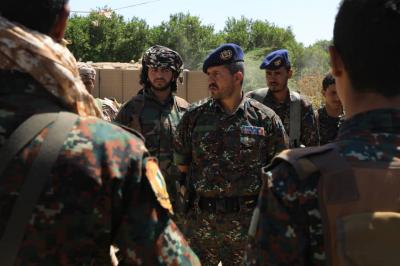 قائد قوات الأمن الخاصة بمأرب يبدأ بممارسة مهامه الميدانية ( صوره)