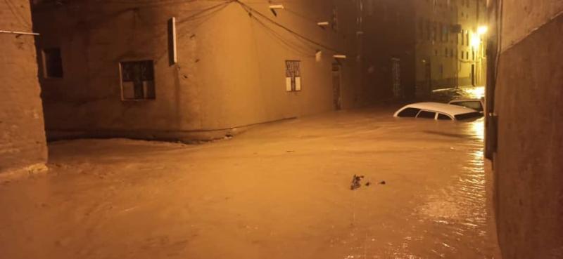 حصيلة أولية عدد الشهداء نتيجة الأمطار التي إجتاحت مدينة تريم بحضرموت