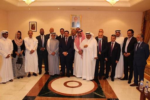 وزير الخارجية " بن مبارك" يلتقي سفراء الدول العربية المعتمدين لدى مسقط ( صوره)