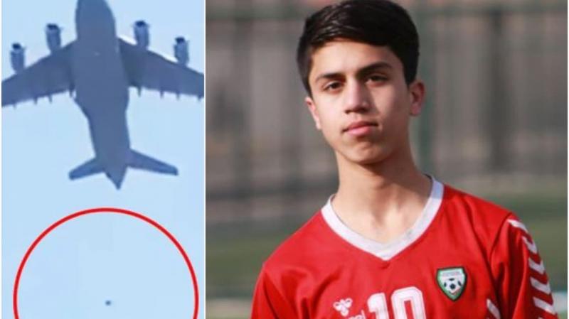 وفاة لاعب منتخب أفغانستان بعد سقوطه من طائرة أميركية
