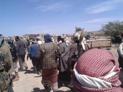 اشتداد المواجهات بين أنصار الشريعة والحوثيين في رداع وانضمام العديد من المقاتلين القبائل لقتال الحوثيين ( صور) 