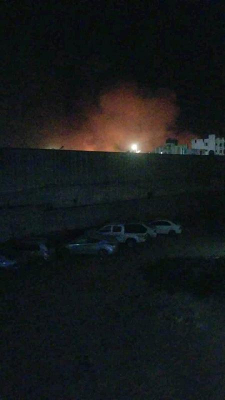 إنفجارات متتالية عقب غارات جوية على العاصمة صنعاء ( صور)