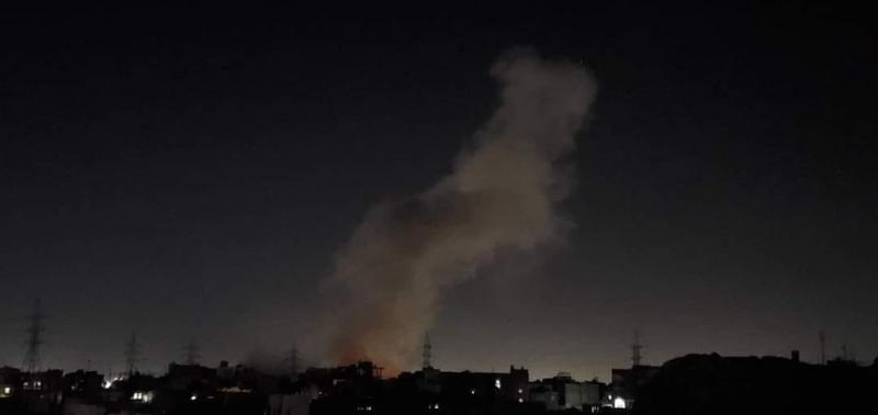 بالصور .. غارات جوية تستهدف العاصمة صنعاء