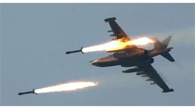 طيران التحالف يستهدف مواقع في محيط العاصمة صنعاء