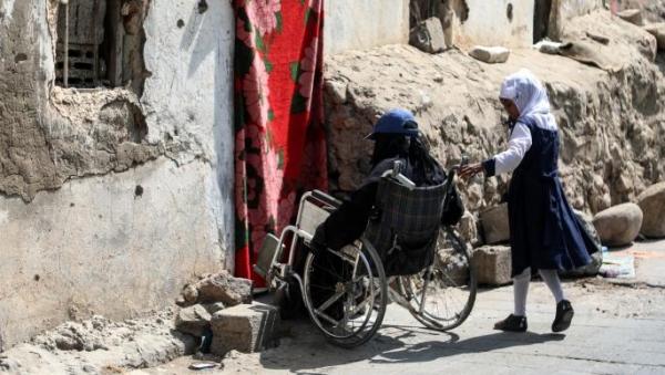 منظمة دولية تكشف "زيادة هائلة" في أعداد اليمنيين ذوي الإعاقة