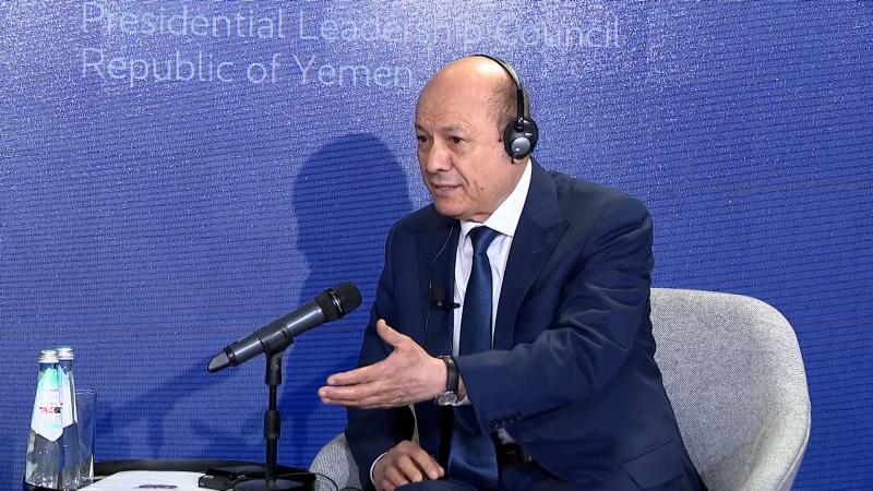 رئيس مجلس القيادة الرئاسي: الشعب اليمني لن يكل ولن يمل في مقاومة المليشيات الايرانية