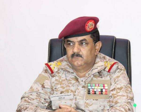 نجاة وزير الدفاع من هجوم حوثي بطيران مُسيّر استهدف موكبه جنوبي تعز
