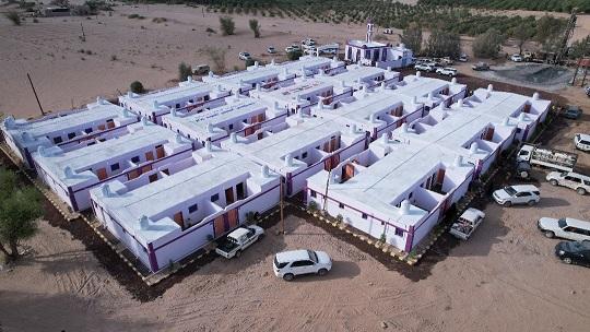 افتتاح قرية سكنية بمأرب لإيواء 60 أسرة نازحة بتمويل كويتي