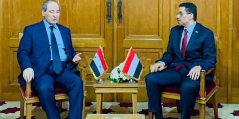 وزير الخارجية اليمني يقول انه أُبلغ بتسليم سفارة اليمن في دمشق وإخراج ممثلي الحوثي منها