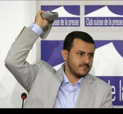 حمزة الحوثي في أول تصريحاً له عند وصوله مطار صنعاء يتحدث عن تشكيل حكومة 