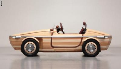 سيارة خشبية.. إصدار جديد من شركة "تويوتا" ( صورة)