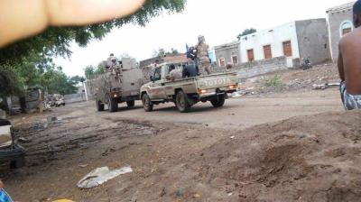 بالصور .. قوات الجيش تسيطر بشكل كامل على الحوطة بلحج ومحيطها وهروب عدداً من المسلحين