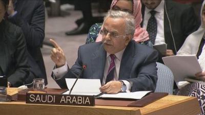 المندوب السعودي لدى الأمم المتحدة : بكاء إيران على اليمنيين لن يخدع أحداً