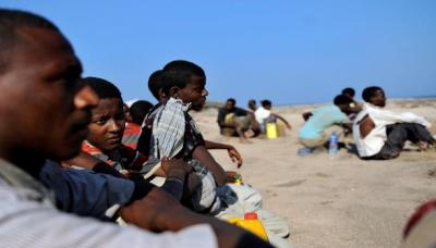 اللاجئين الصوماليين والأثيوبيين يغادرون اليمن 