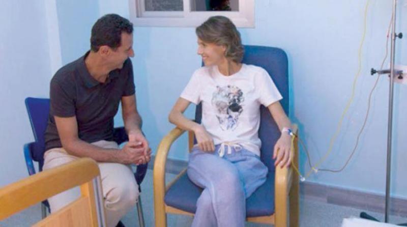 الرئاسة السورية: إصابة أسماء الأسد زوجة الرئيس بشار الأسد بسرطان الدم ( صوره)